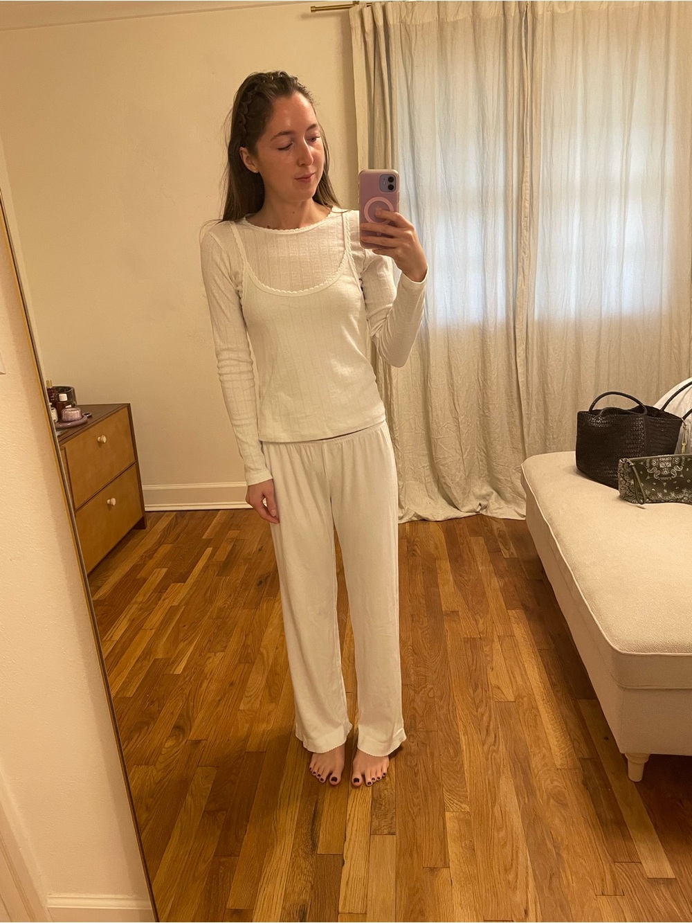 DONNI. The baby rib scallop pant
